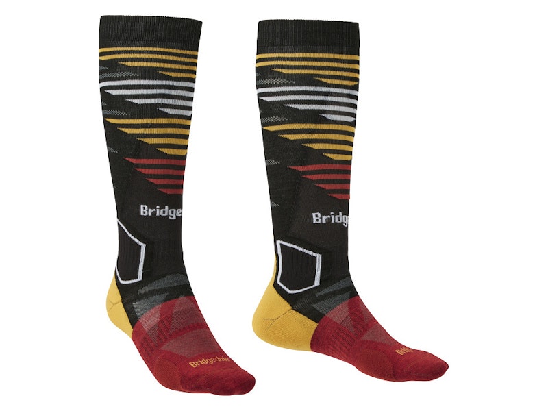 Pánské lyžařské ponožky Bridgedale Ski lightweight Černá M