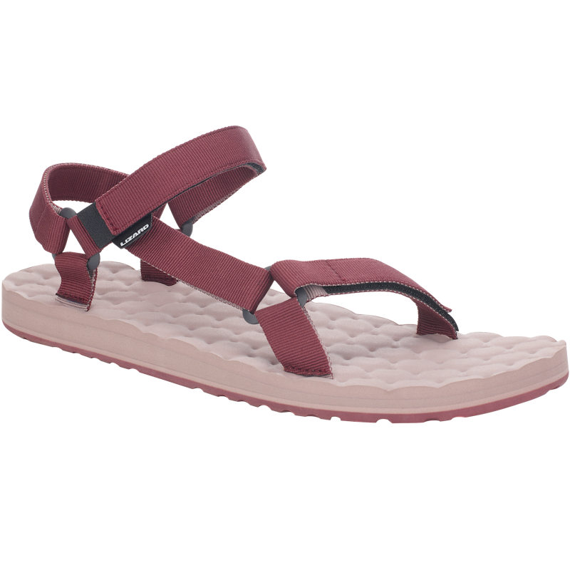Unisex sandále Lizard Sandal TRAIL plain amaranth red 40