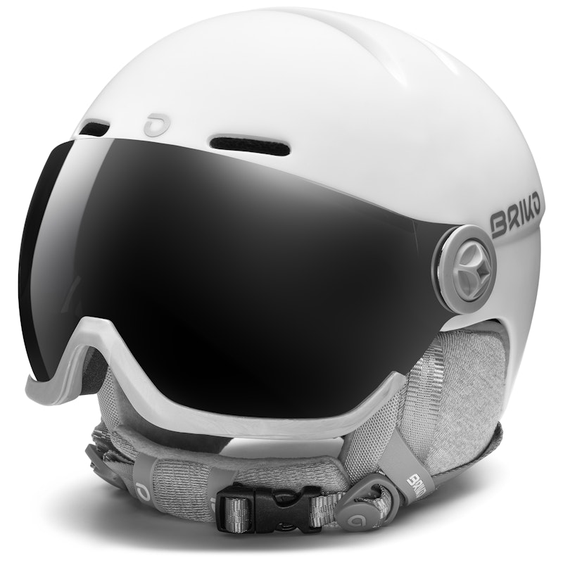 Lyžařská helma Briko BLENDA VISOR L Bílá 2022/2023
