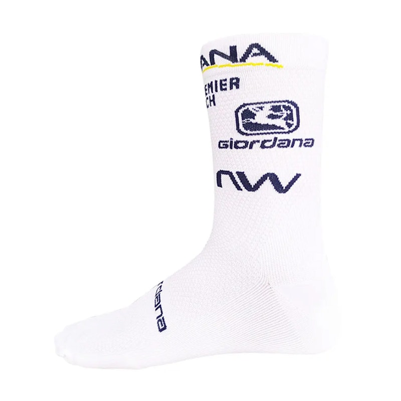 Cyklistické ponožky Giordana Fr-C Socks - 16cm Tall Cuff - Bianco