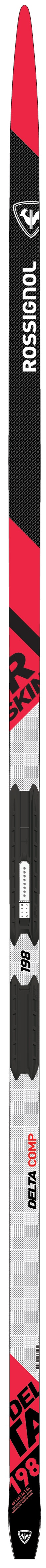 Běžky bez vázání Rossignol Delta Comp R-skin XC 208 Černá 2022/2023