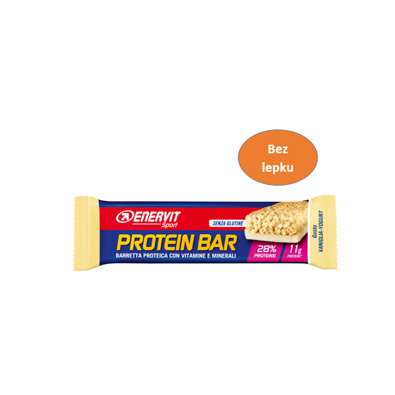 Proteinová tyčinka Enervit Protein Bar 28% vanilka + jogurt 40 g