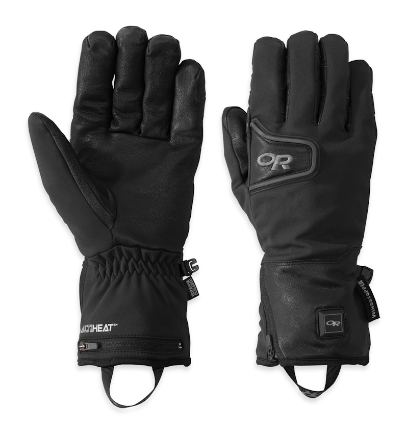 Vyhřívané rukavice Outdoor Research Stormtracker Heated Gloves Černá L