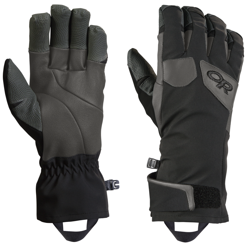 Lyžařské rukavice OR Men's Extravert Gloves Černá XL