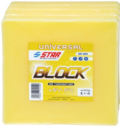 Klasické servisní vosky Star Ski Wax Block Plus 1kg