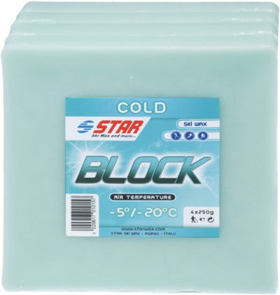 Klasické servisní vosky Star Ski Wax Block Minus 1kg