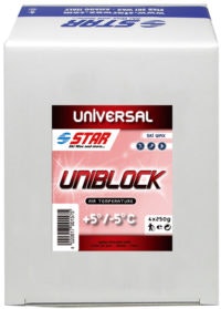Jemný vosk určený na tréninkové využití Star Ski Wax Uniblock Plus 1kg