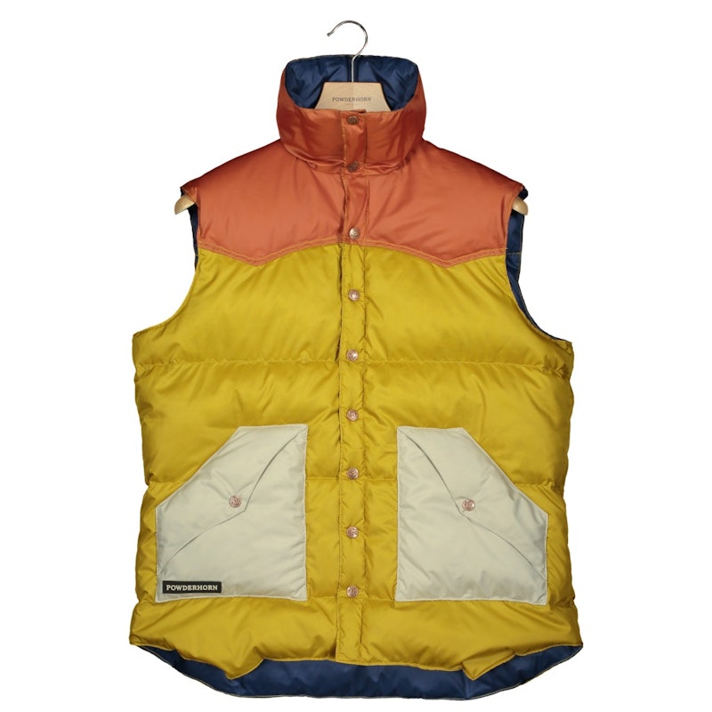 Pánská zimní vesta Powderhorn Vest The Original Žlutá XXL