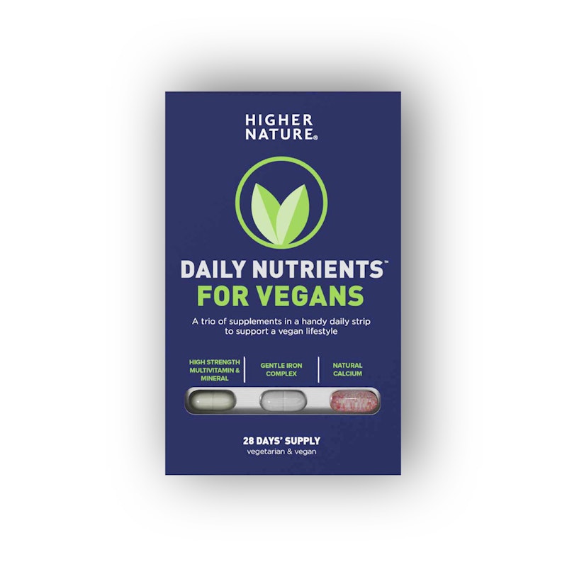 Multivitamínový a minerální doplněk HIGHER NATURE Daily Nutrients - Vegan