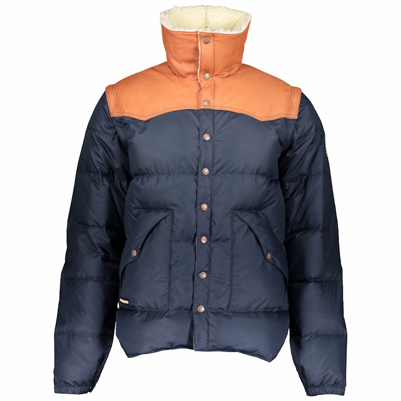 Pánská zimní bunda Powderhorn Jacket The Original Leather Modrá M