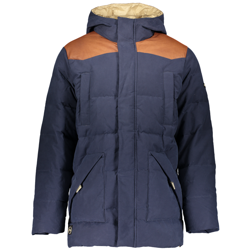 Pánský kabát Powderhorn Coat Jackson Tmavě modrá XL