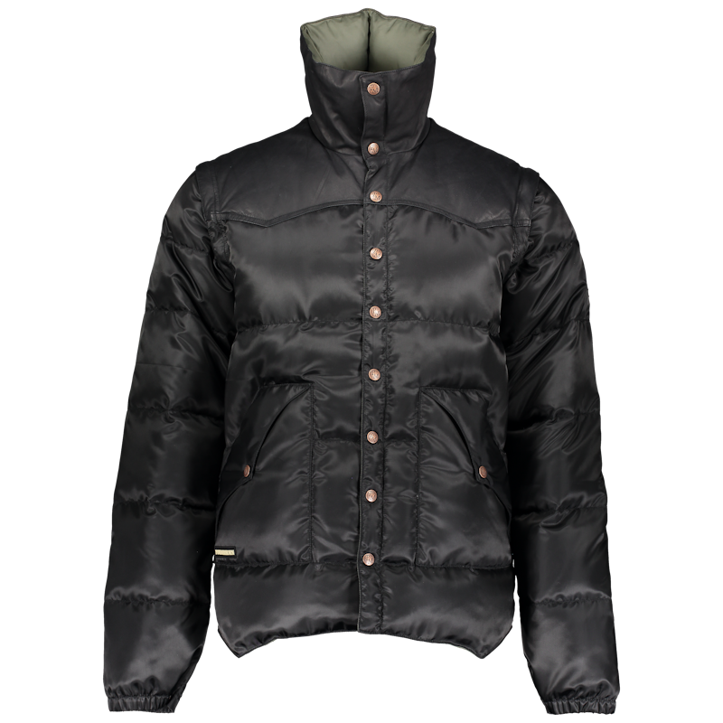 Pánská zimní bunda Powderhorn Jacket The Original Leather Černá M