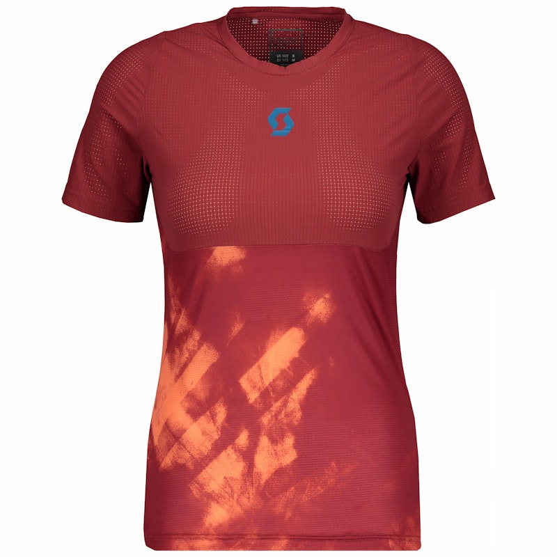 Dámské běžecké triko s krátkým rukávem Scott Shirt W's Kinabalu Run Červená L