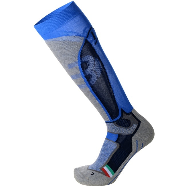 Lyžařské ponožky Mico MEDIUM WEIGHT OFFICIAL ITA Modrá S